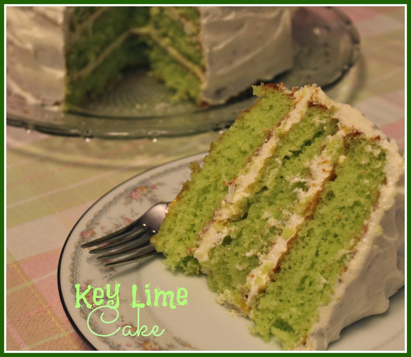 What are the ingredients in recipe for key lime cake from scratch?